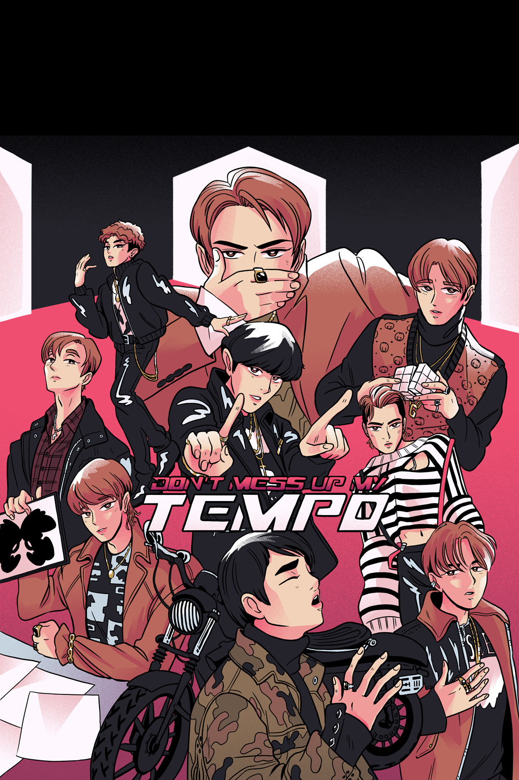 Don't Mess Up My Tempo, Baby – EXO fanart