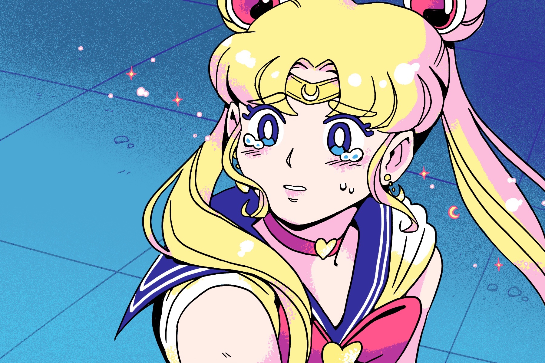 Sailor Moon Meme - Ikuko Itoh Sailor Moon homage